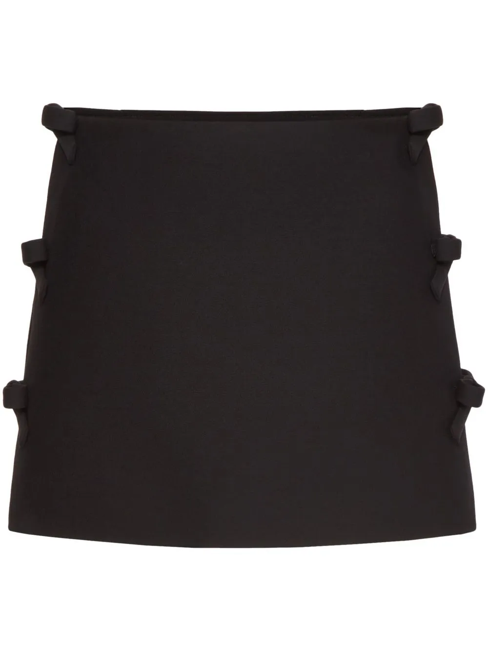 

Valentino Crepe Couture bow-detail skort - Black