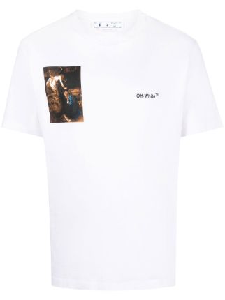 Off-White Caravaggio-print T-shirt - Farfetch