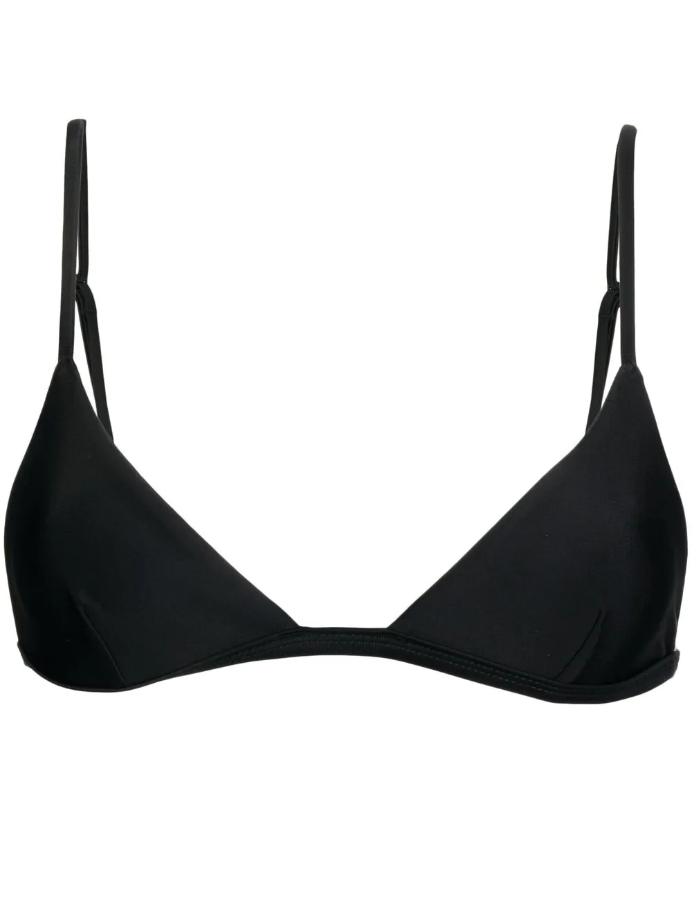 

Matteau triangle-cup bikini top - Black