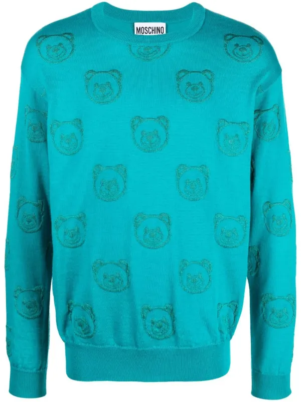moschino bear jumper mens
