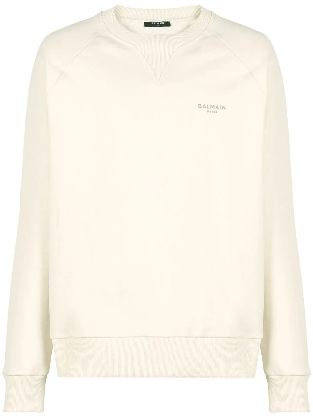 

Balmain sudadera con logo estampado - Blanco