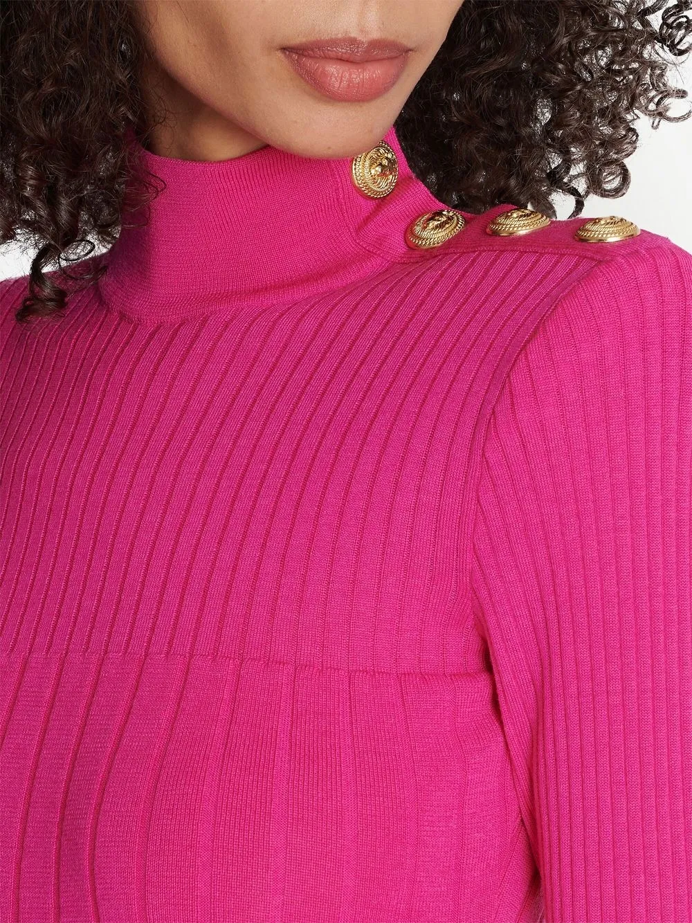 balmain-vestido-de-tric-canelado-com-gola-alta-farfetch