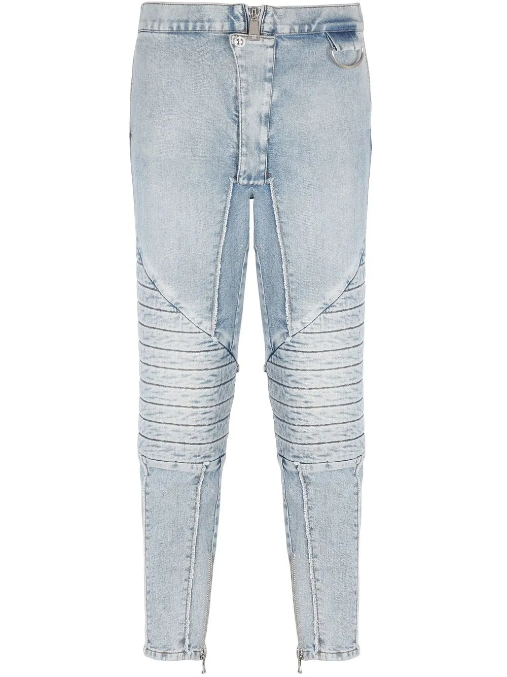 

Balmain mid-rise cropped skinny jeans - Blue
