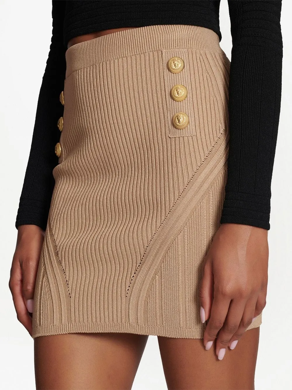 Balmain ボタン ニットスカート - Farfetch