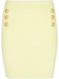Balmain ribbed-knit mini skirt - 1AF