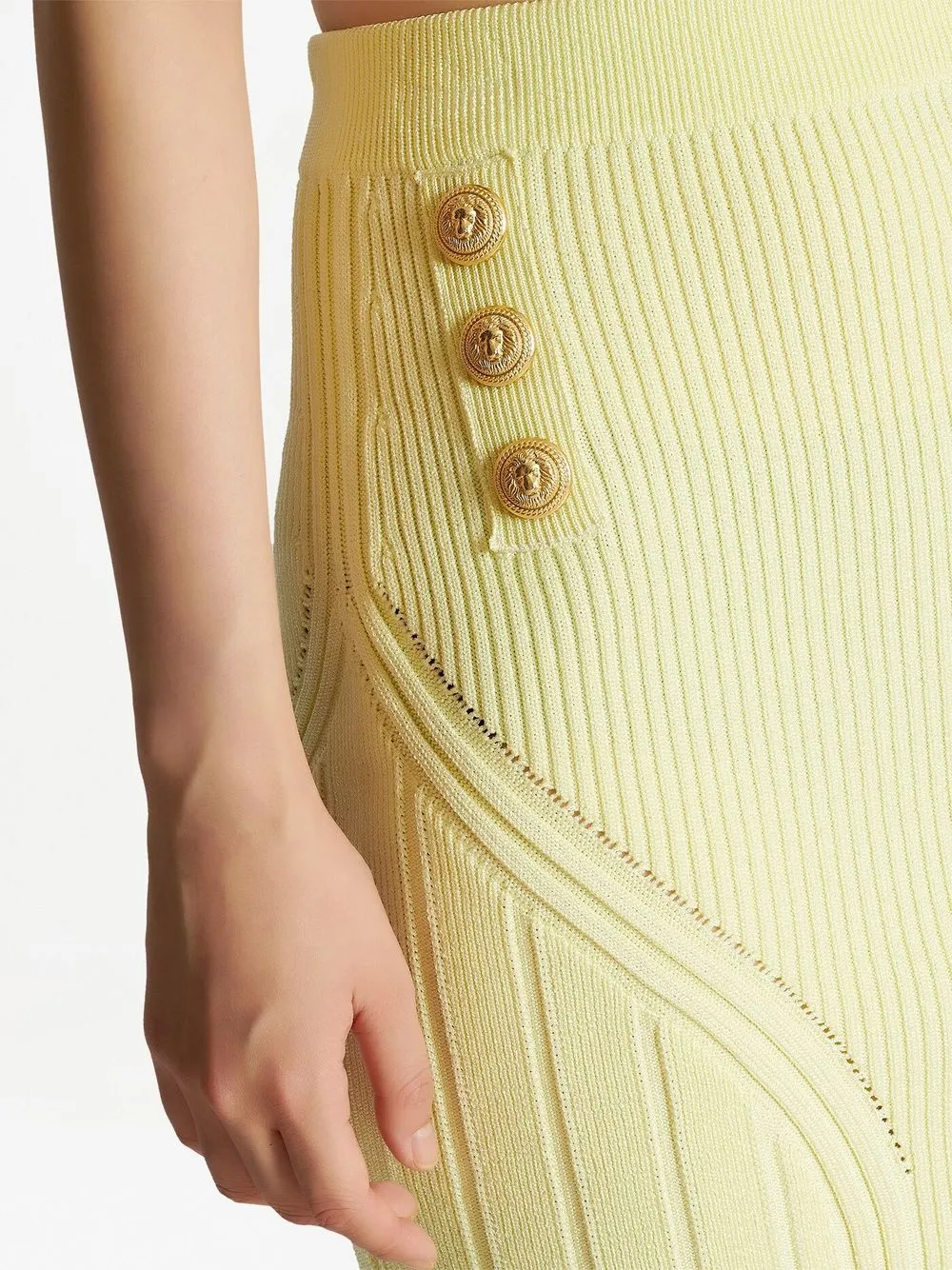 Balmain リブディテール ミニスカート - Farfetch