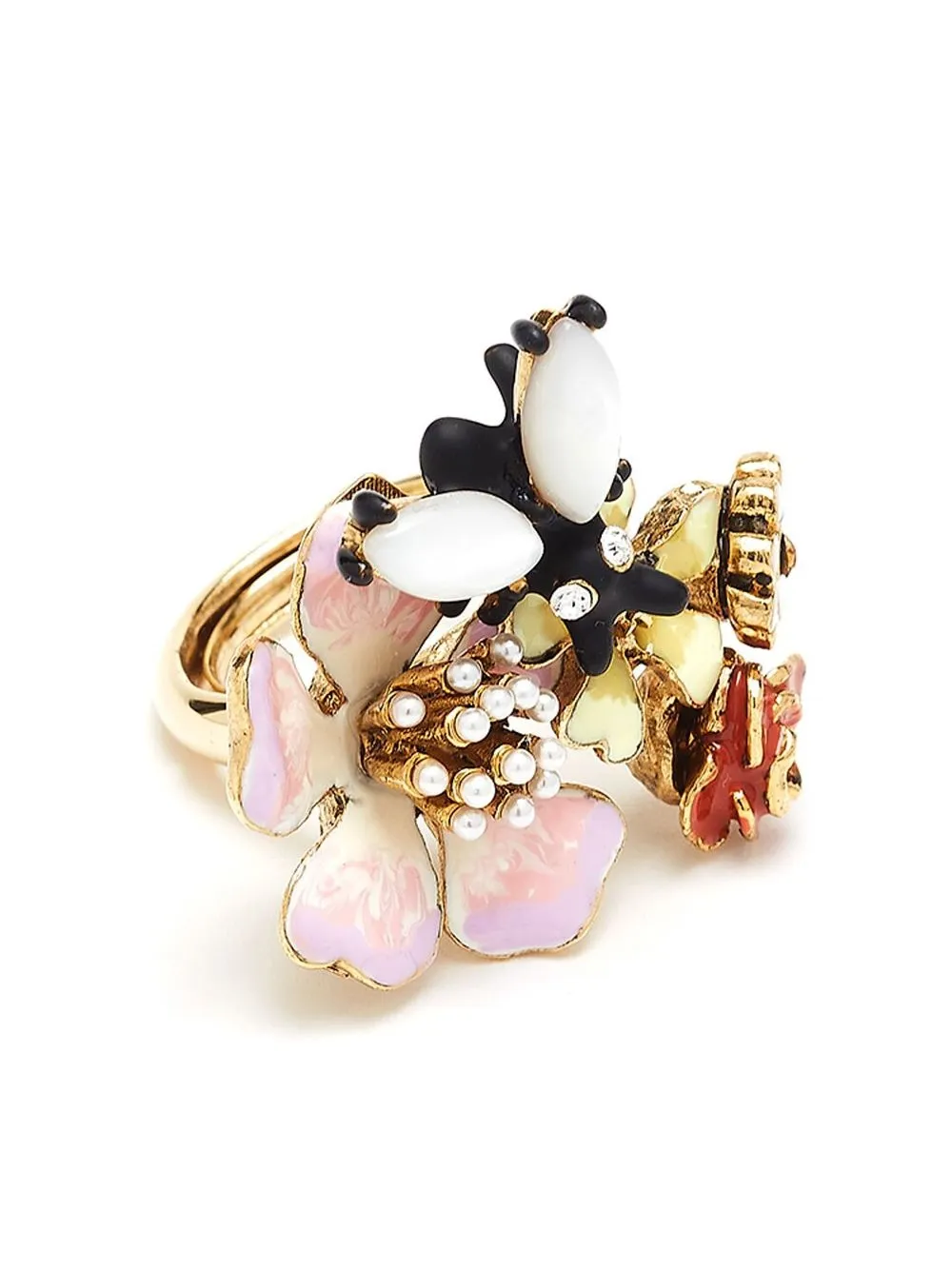 

Oscar de la Renta Garden cluster ring - Gold