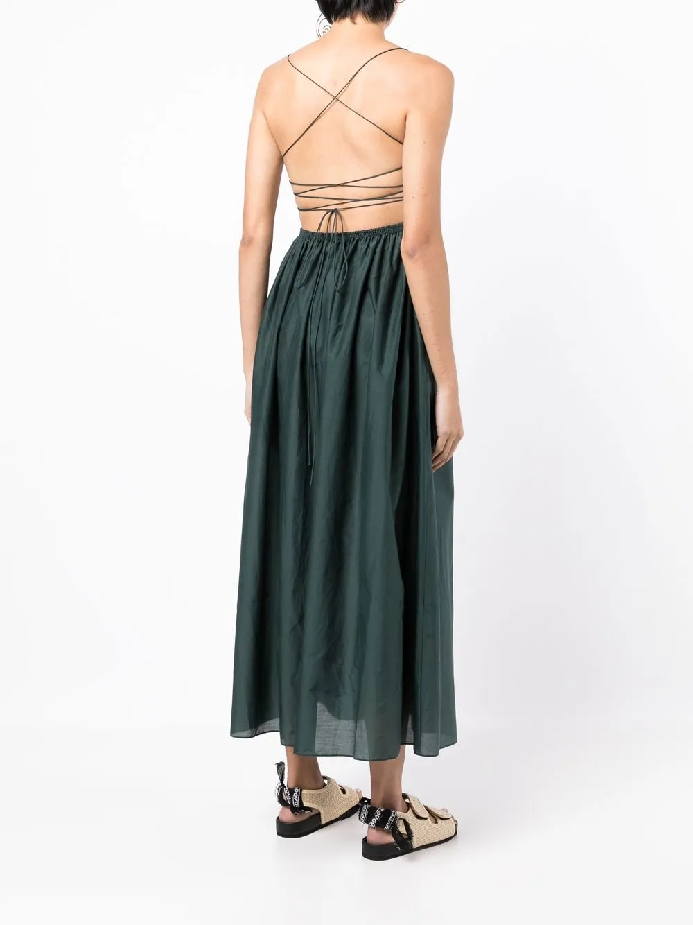 Pale Green Check Matthews Dress main image 1