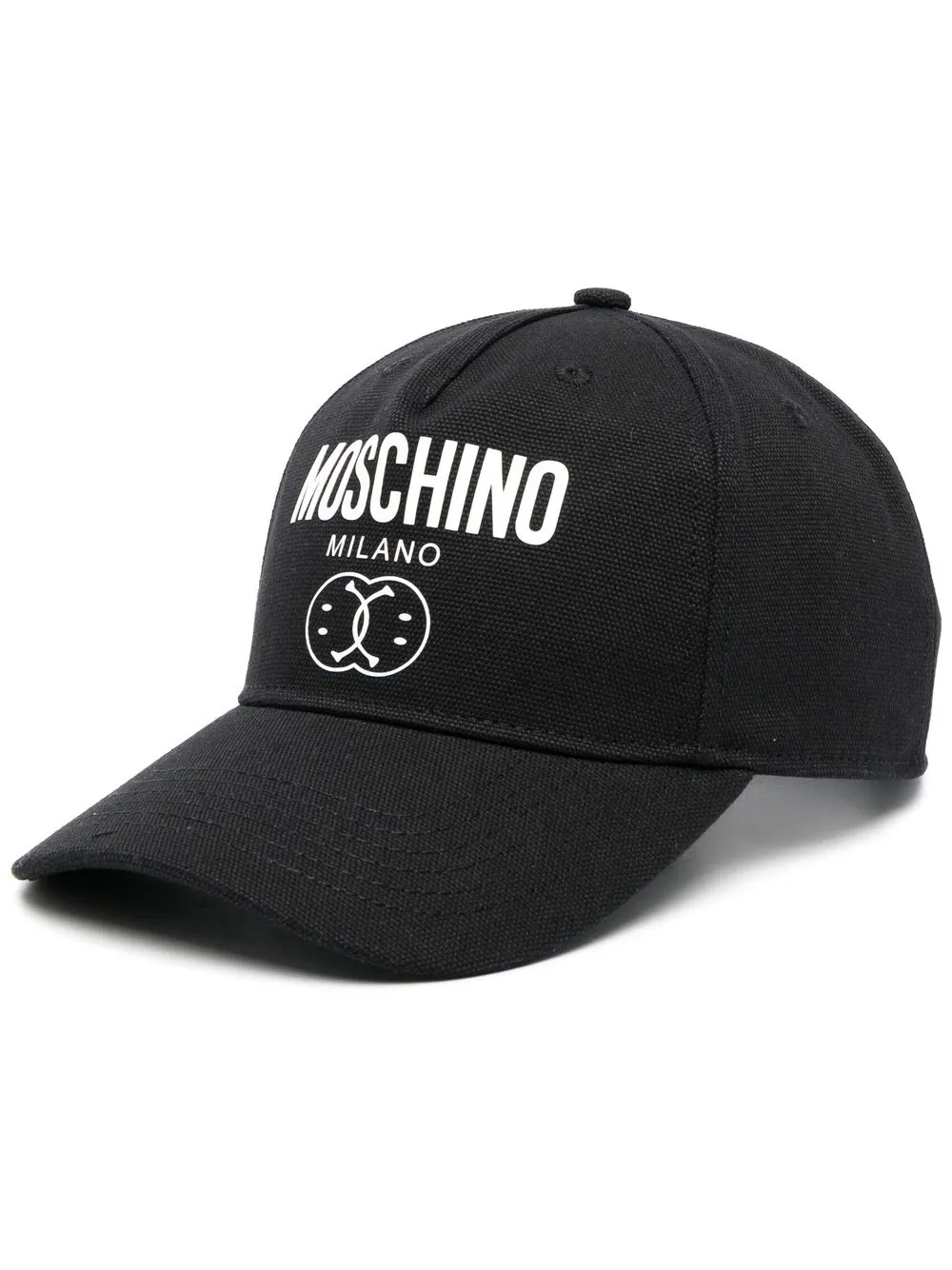 

Moschino gorra con logo estampado - Negro