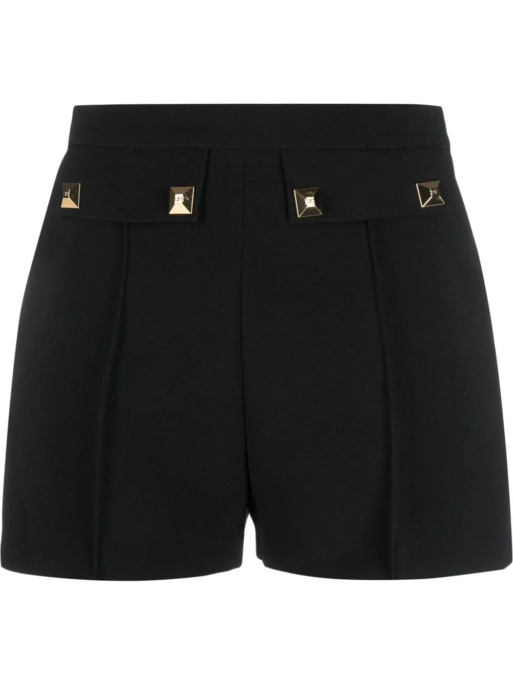 

Elisabetta Franchi shorts de vestir con apliques - Negro