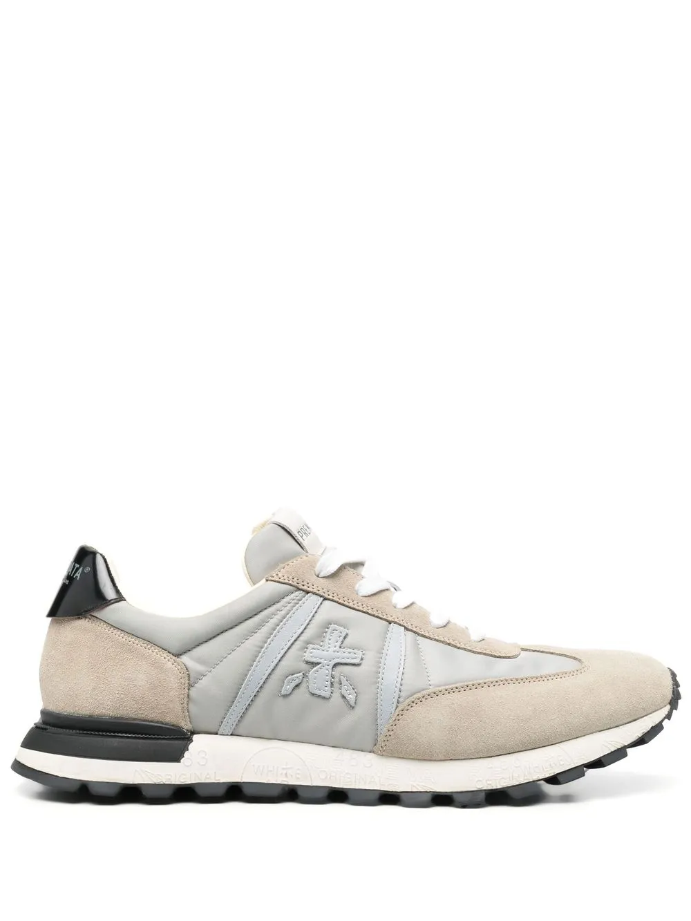 

Premiata Johnlow panelled low-top sneakers - Neutrals