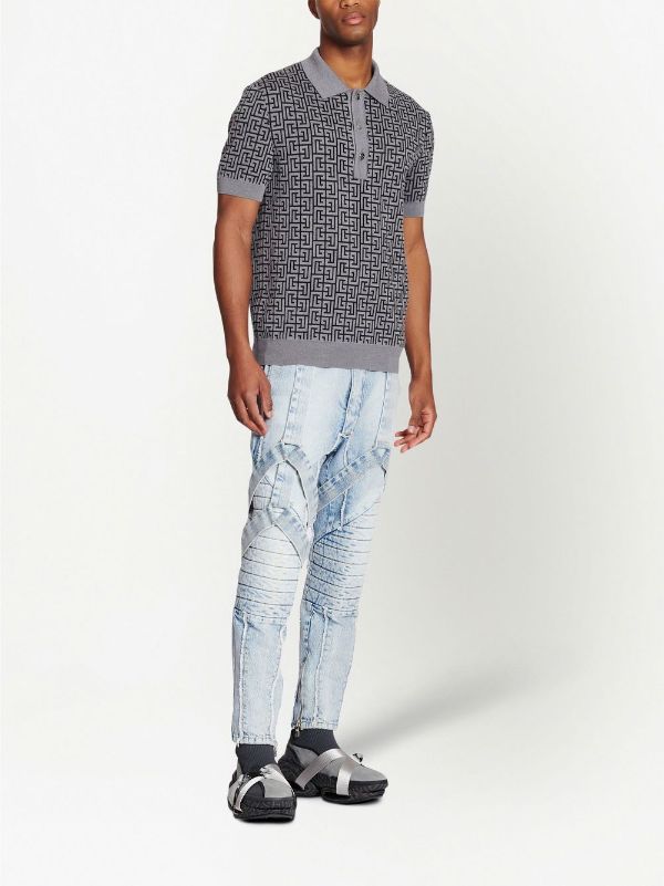 Louis Vuitton Knit Jacquard Monogram Pocket T-Shirt
