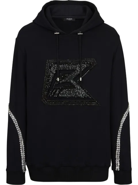 Cheap Balmain embellished pullover sweatshirt Men