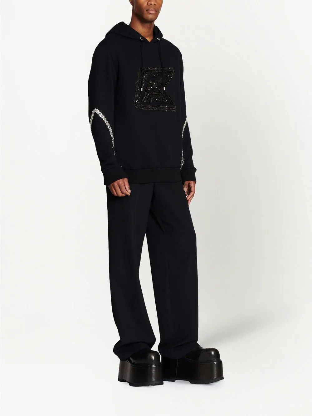 Cheap Balmain embellished pullover sweatshirt Men