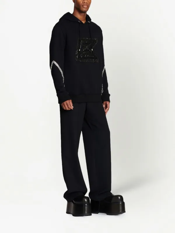 BALMAIN ロコ ティテル クルネック スウェットシャツ 【関税込】 BALMAIN - Bロゴ シルバープリント クルーネックスウェット