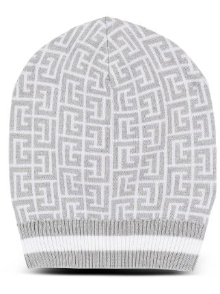 Louis Vuitton pre-owned Intarsia Logo Beanie - Farfetch