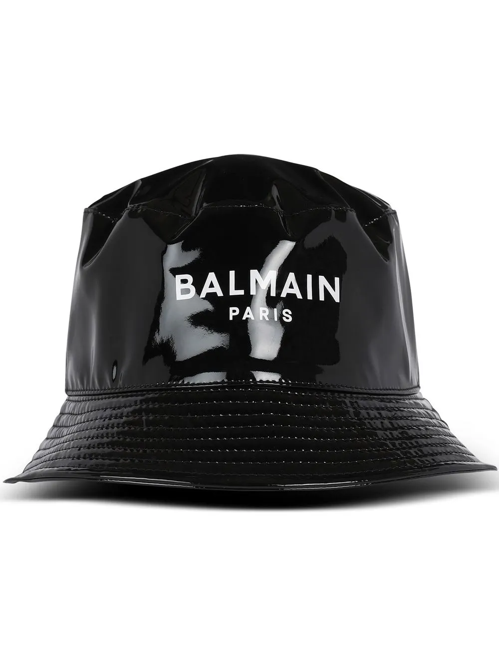 

Balmain gorro de pescador con logo estampado - Negro