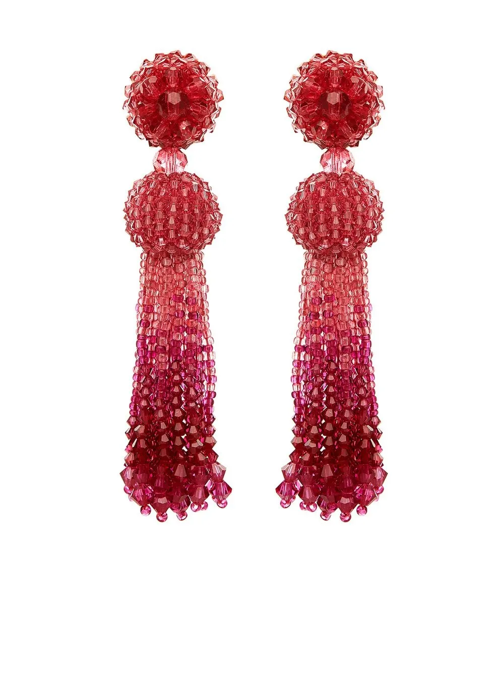 

Oscar de la Renta aretes Degrade - Rosado