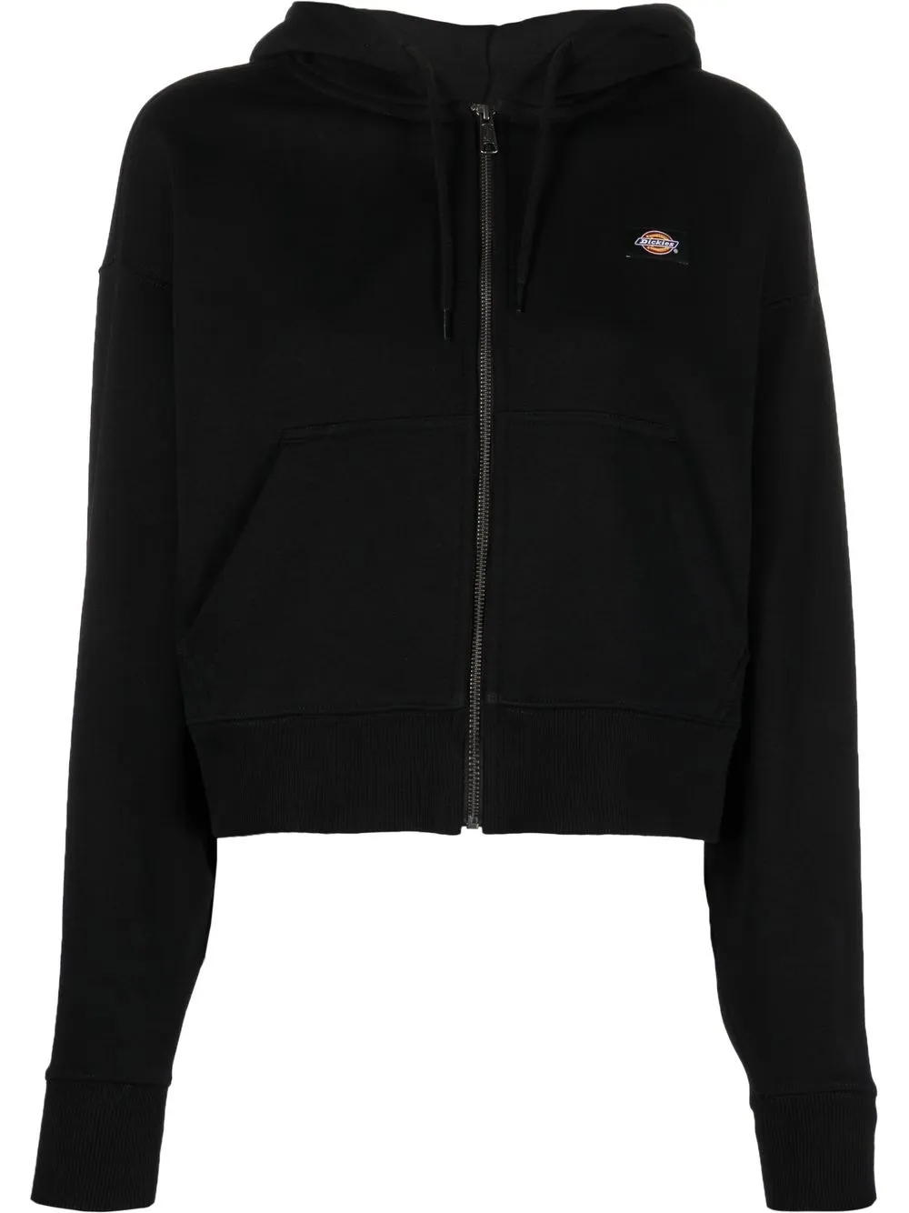 

Dickies Construct hoodie con cierre y parche del logo - Negro