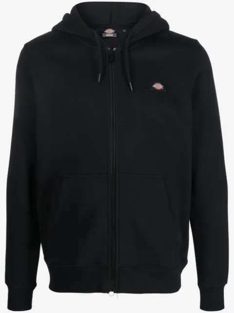 Dickies Construct logo-patch long-sleeve hoodie