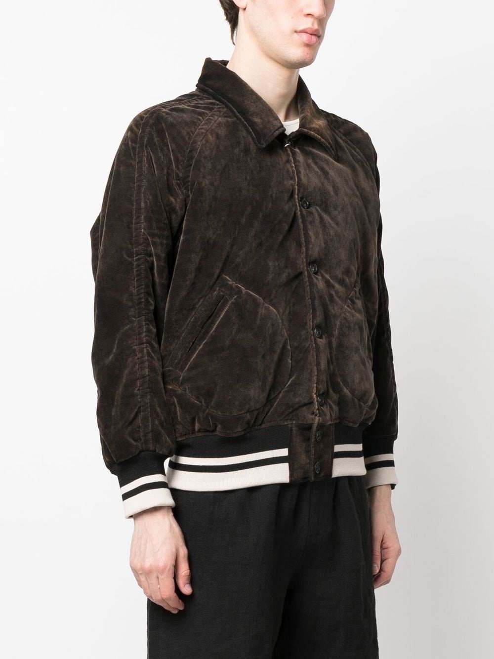 quilted bomber jacket