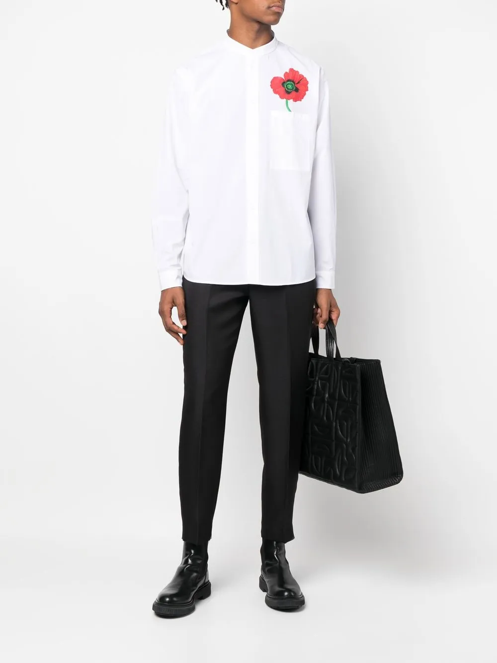farfetch.com | Kenzo Hemd mit Mohn-Print