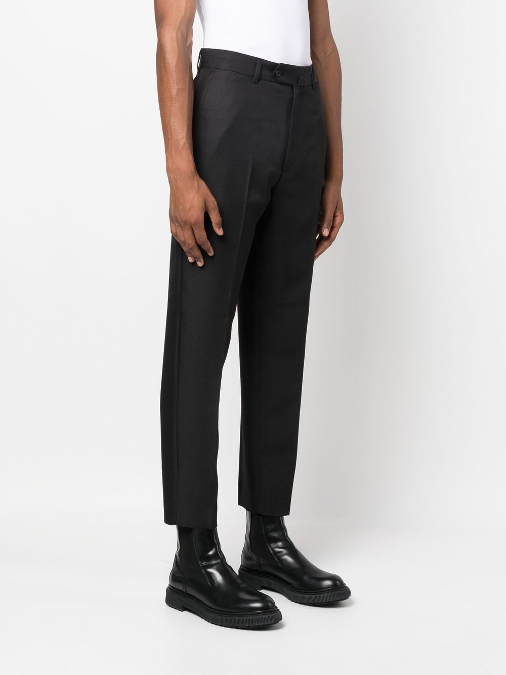 Kenzo cotton tapered crop trousers Men