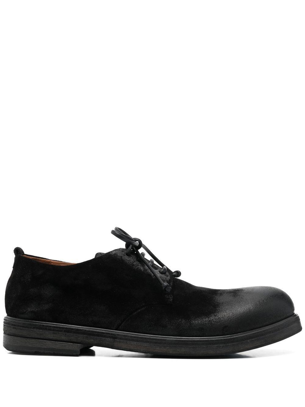 Marsèll lace-up leather Oxford shoes – Black