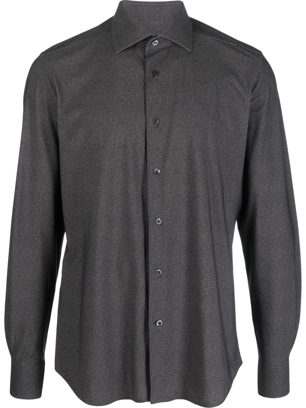 

Corneliani camisa manga larga con botones - Gris