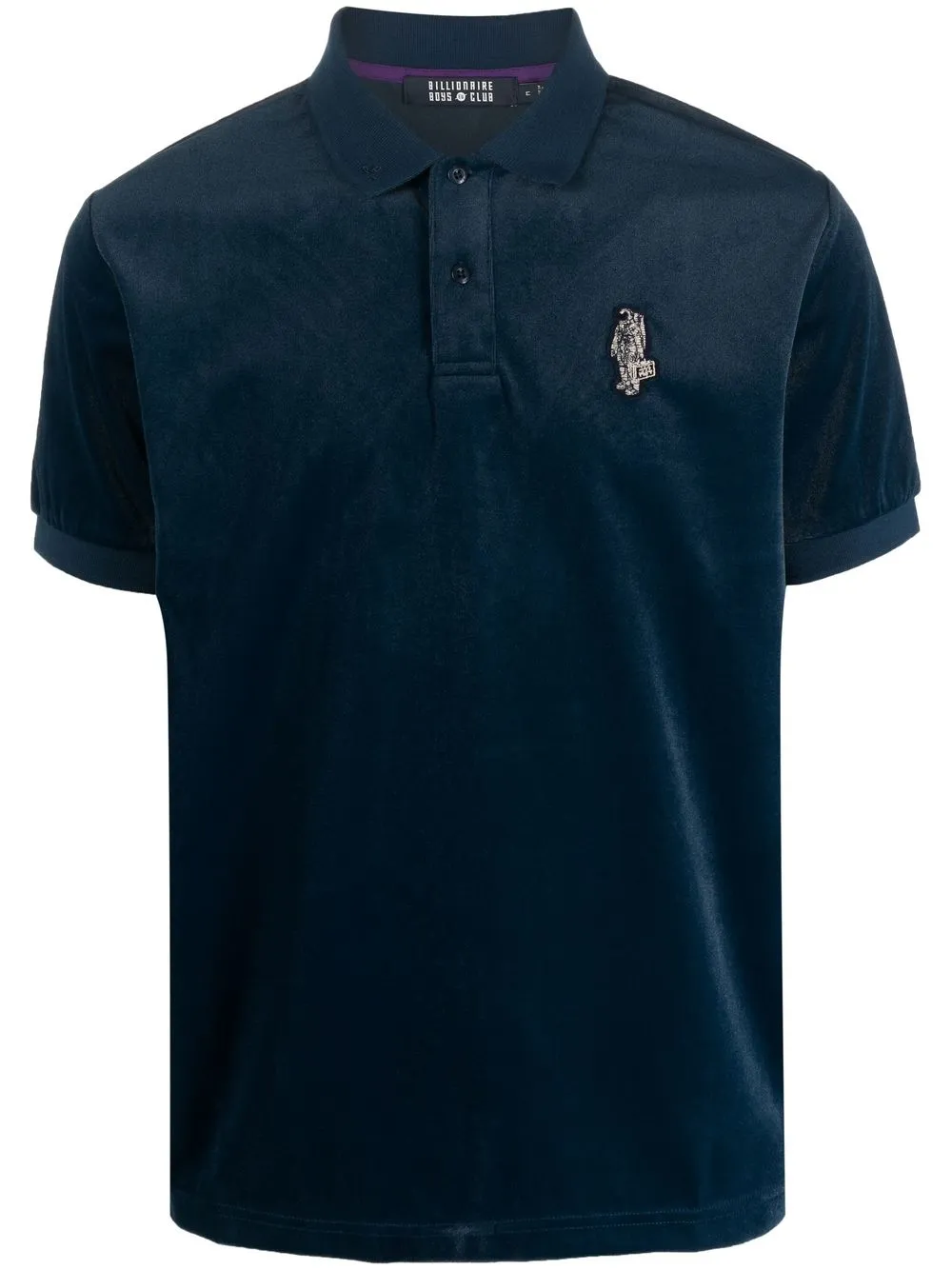 

Billionaire Boys Club playera tipo polo con parche del logo - Azul