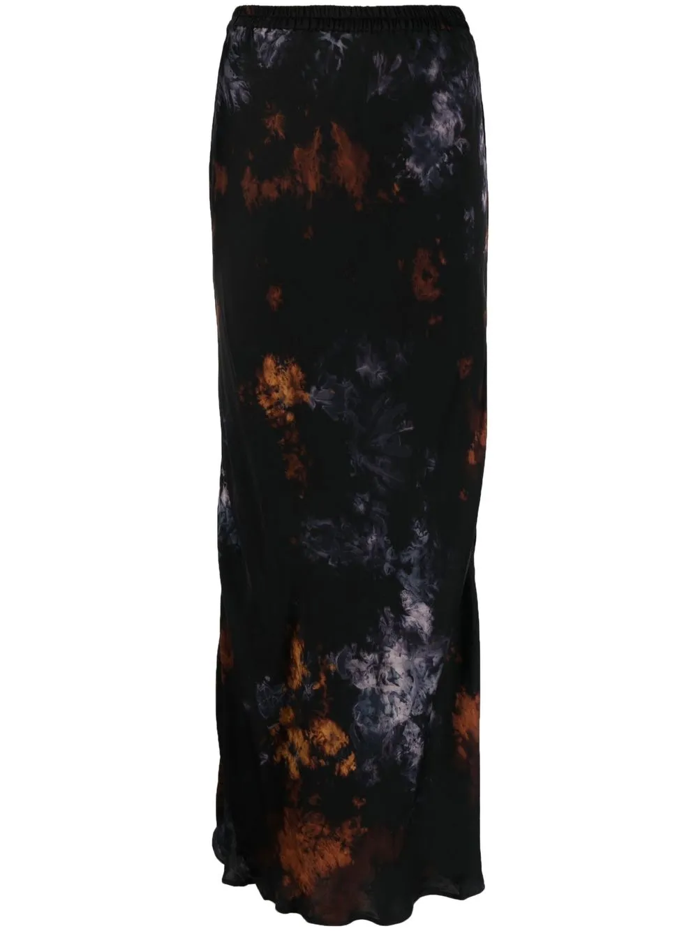 

Mes Demoiselles Ducifer abstract-print maxi skirt - Black