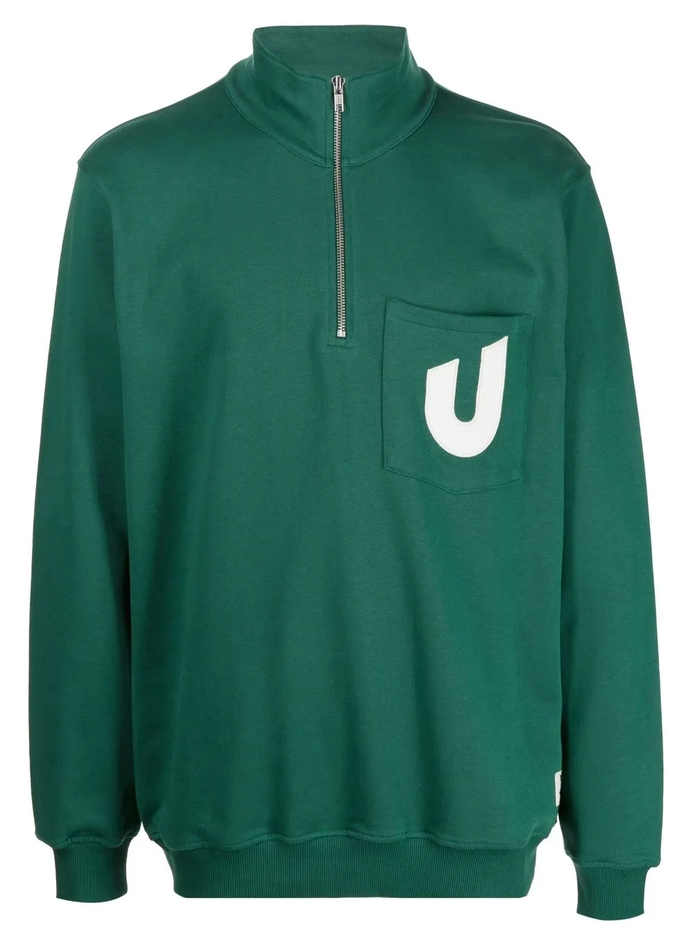 

YMC sudadera con motivo de YMC x Umbro - Verde