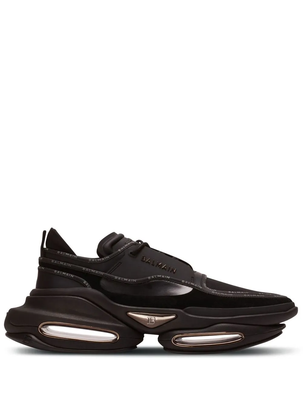 

Balmain tenis bajos B-Bold - Negro