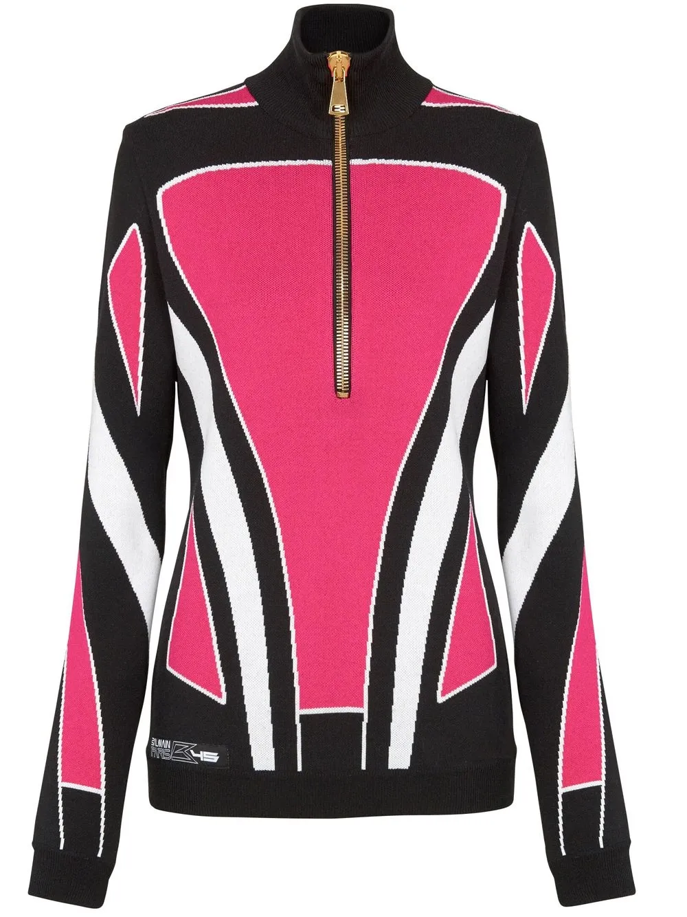 

Balmain colour-block panelled jumper - Pink