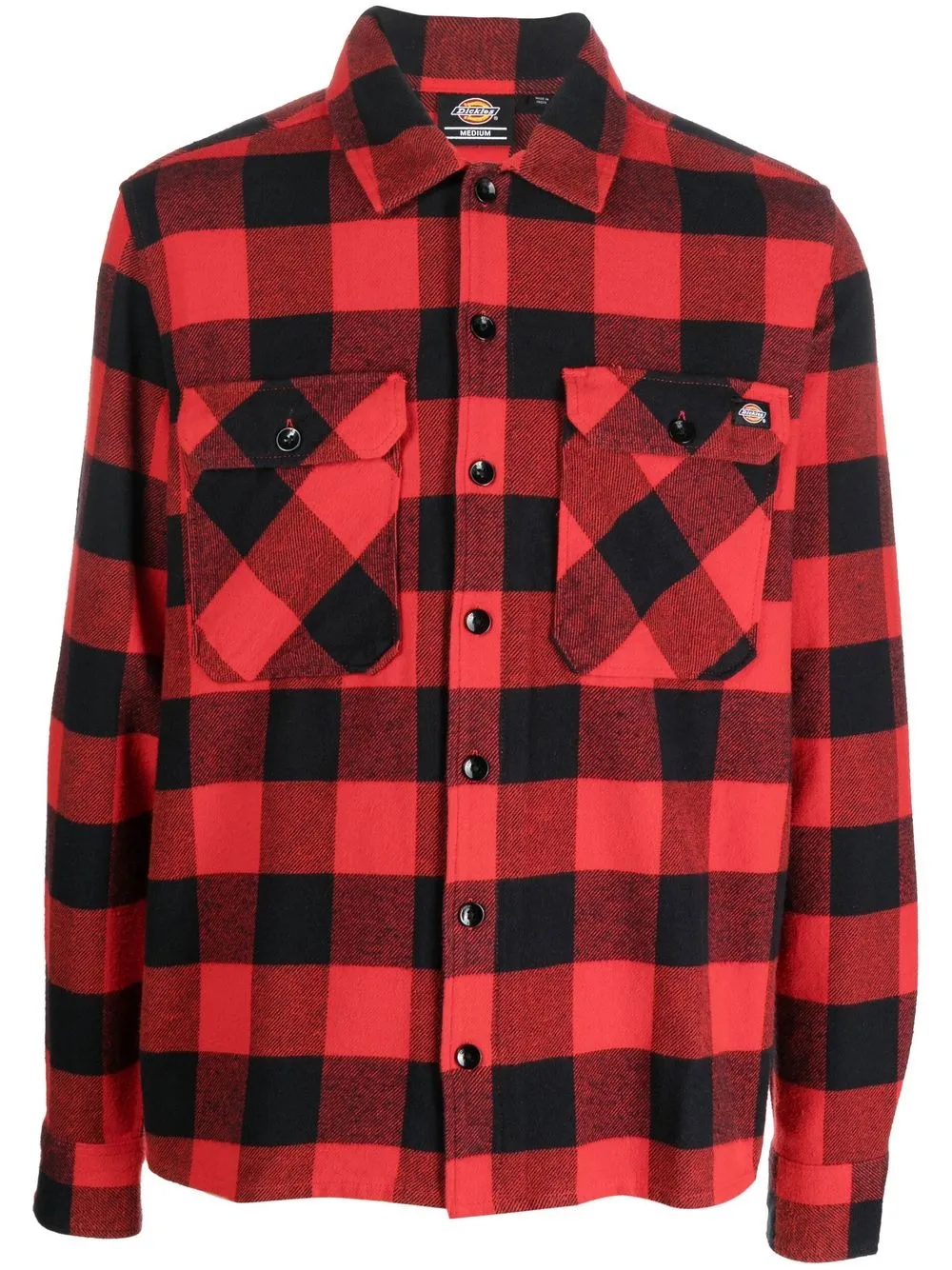 

Dickies Construct camisa con estampado de cuadros - Rojo