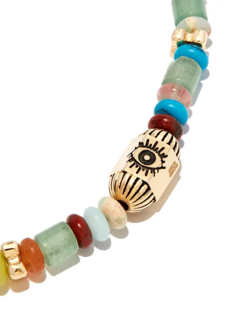 LUIS MORAIS pulsera en oro amarillo de 14kt con cuentas