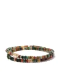 LUIS MORAIS 14kt yellow gold diamond sunburst beaded wrap bracelet