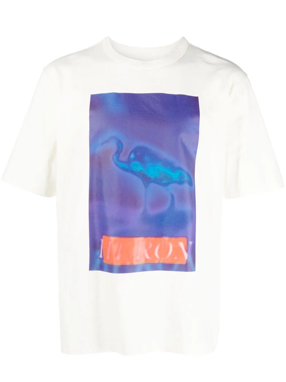 

Heron Preston playera con estampado Heron - Blanco