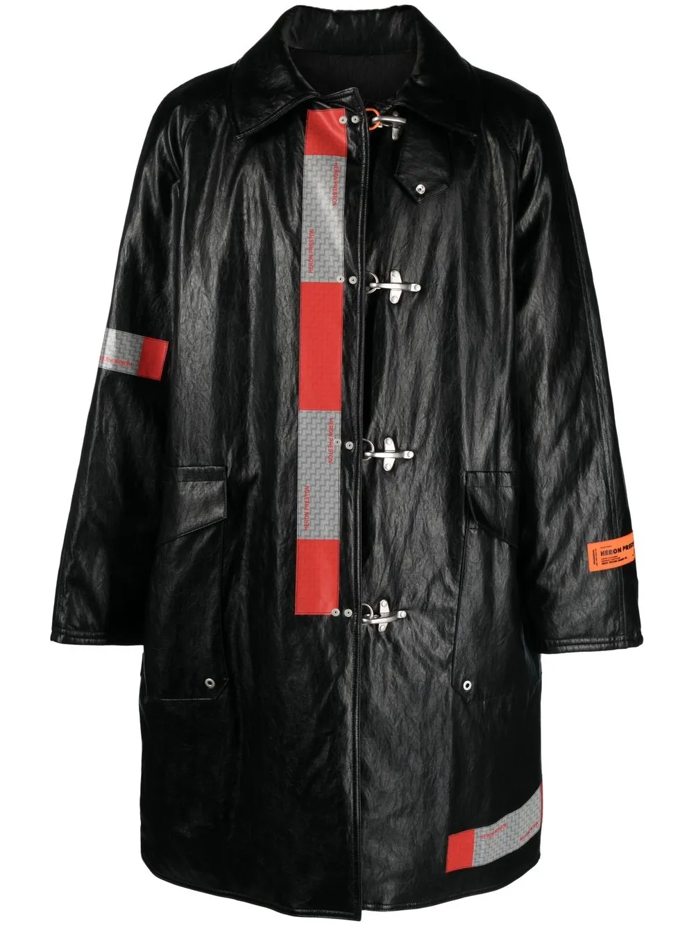 

Heron Preston abrigo Fireman - Negro