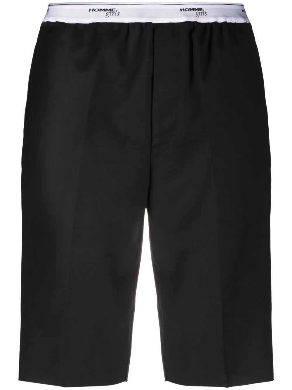 

HommeGirls wool-blend Bermuda shorts - Black