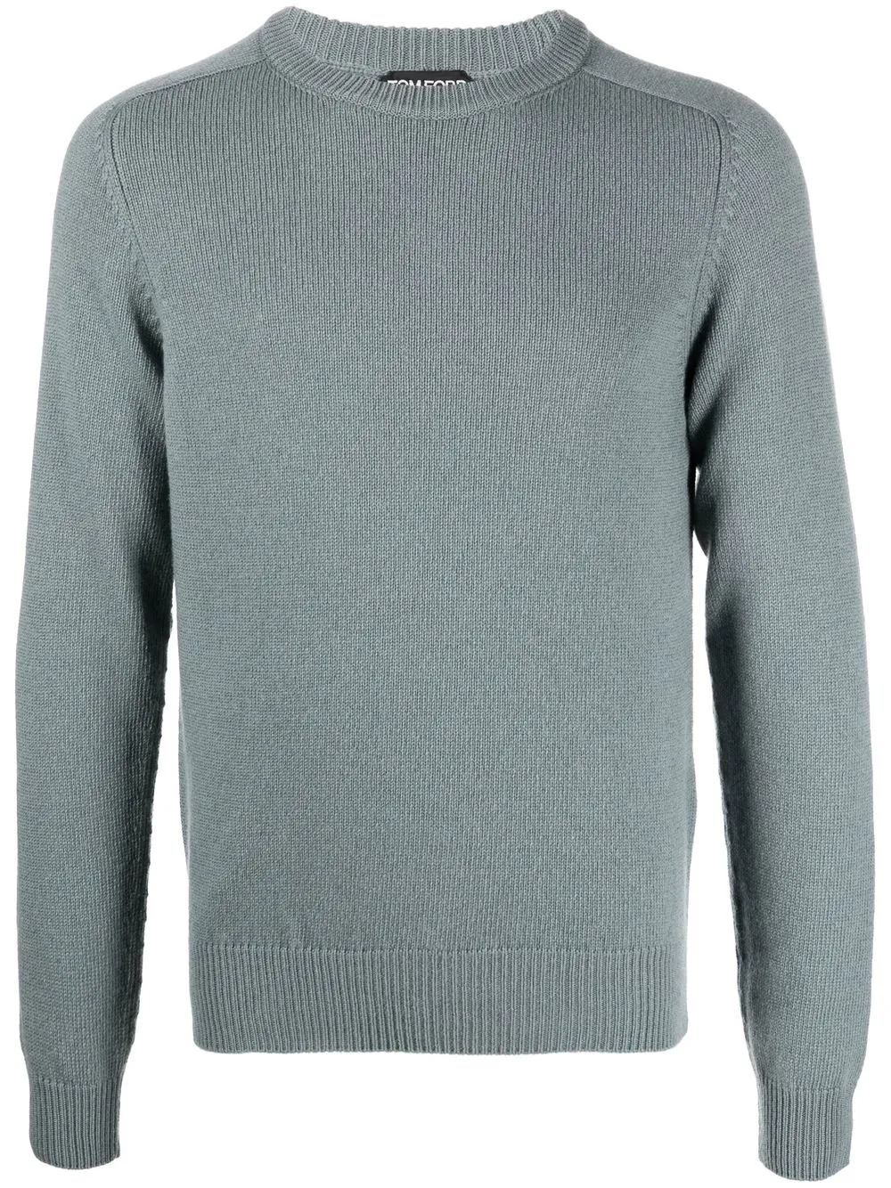 

TOM FORD ribbed-knit long-sleeved jumper - Blue