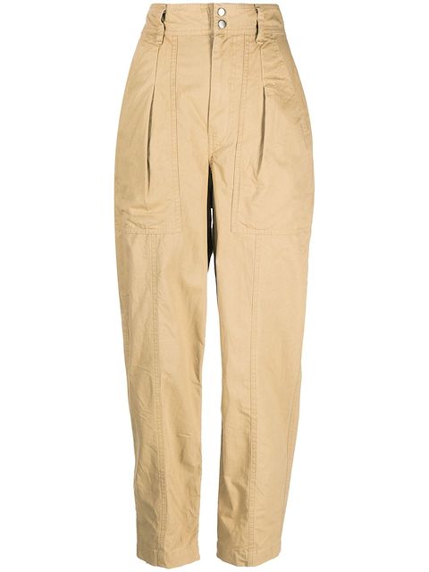 MARANT ÉTOILE straight-leg cotton trousers 