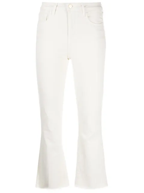 L'Agence jeans capri Kendra acampanados