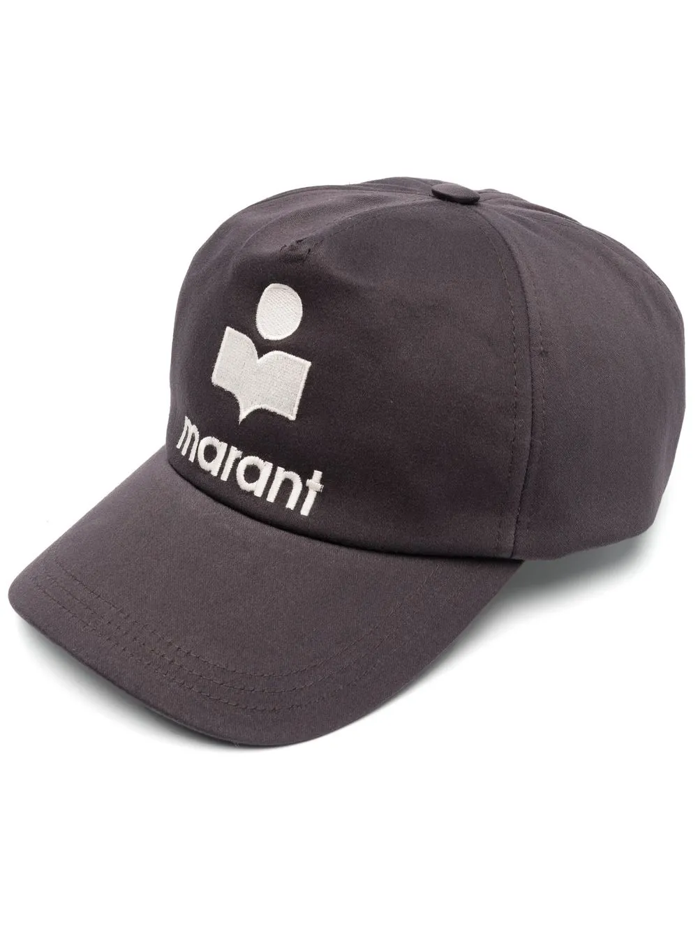 

Isabel Marant gorra con logo bordado - Gris