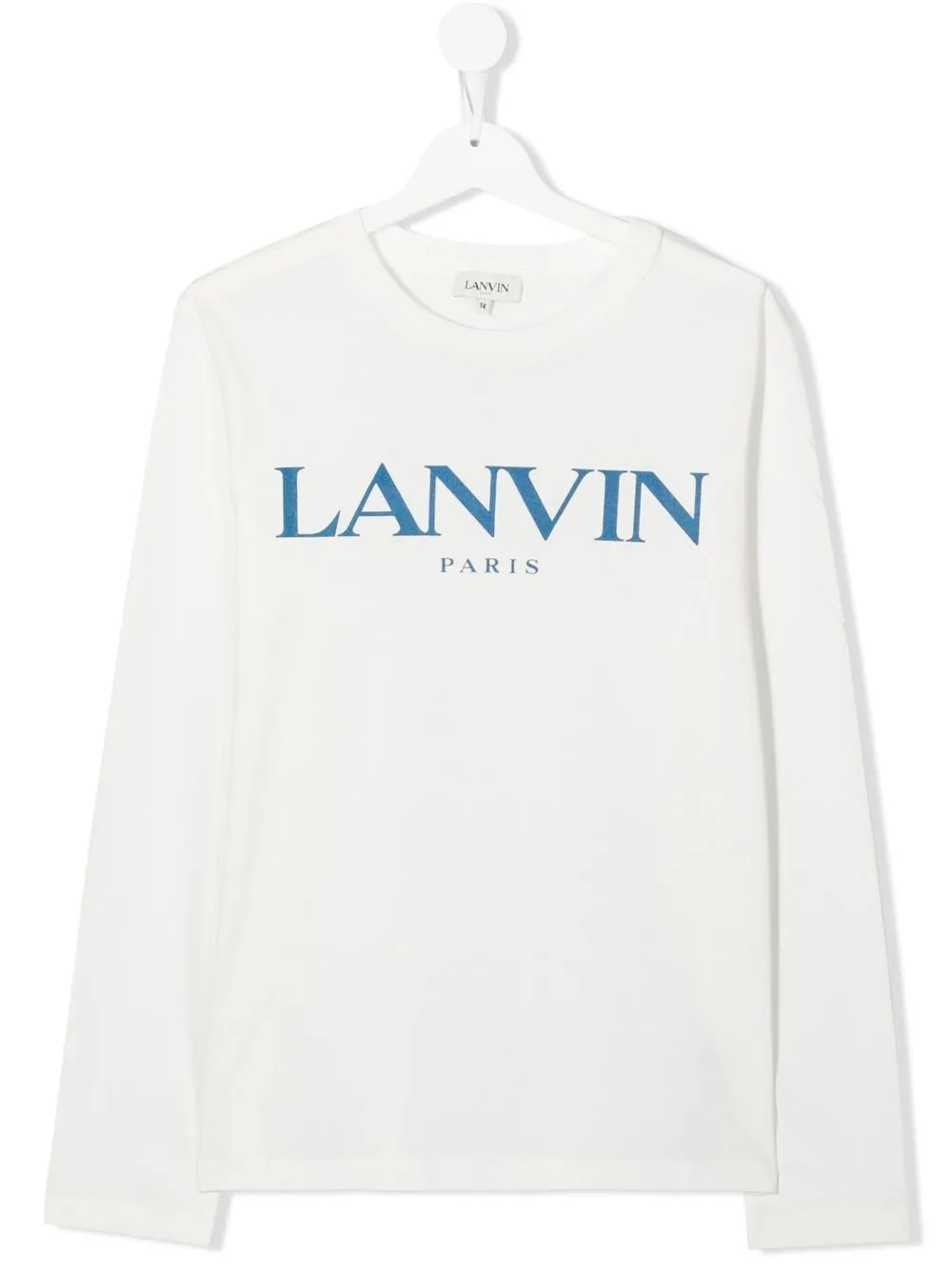 

Lanvin Enfant playera con logo estampado - Blanco