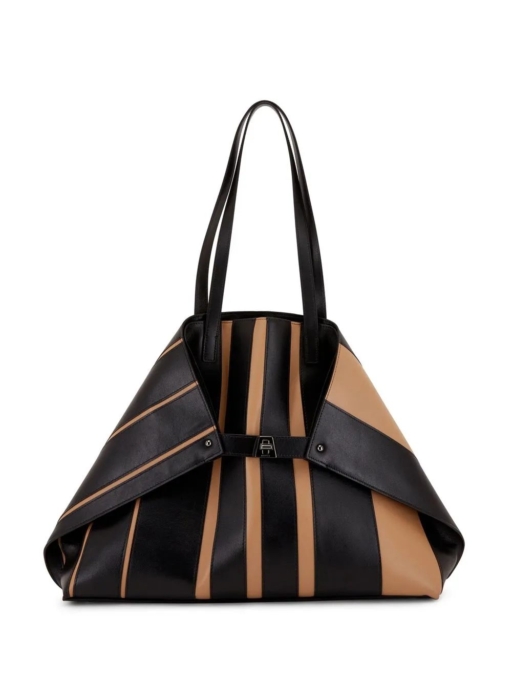 

Akris panelled-design leather tote bag - Black