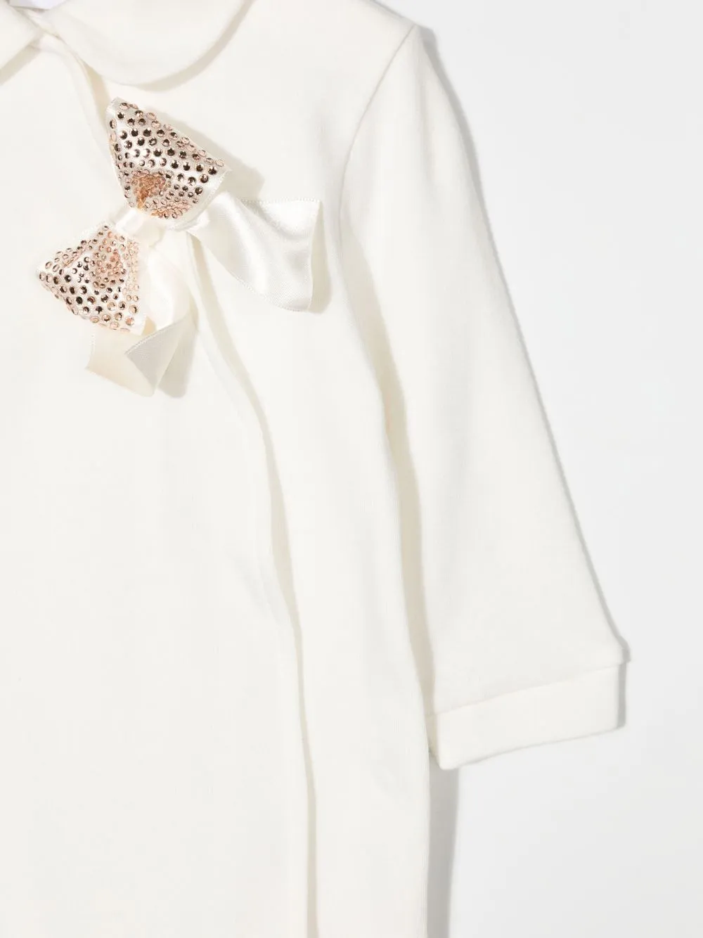  La Perla Kids Bow-detail Bodysuit Set - Neutrals 