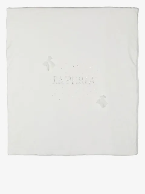 La Perla Kids 자수 로고 베이비그로우 세트