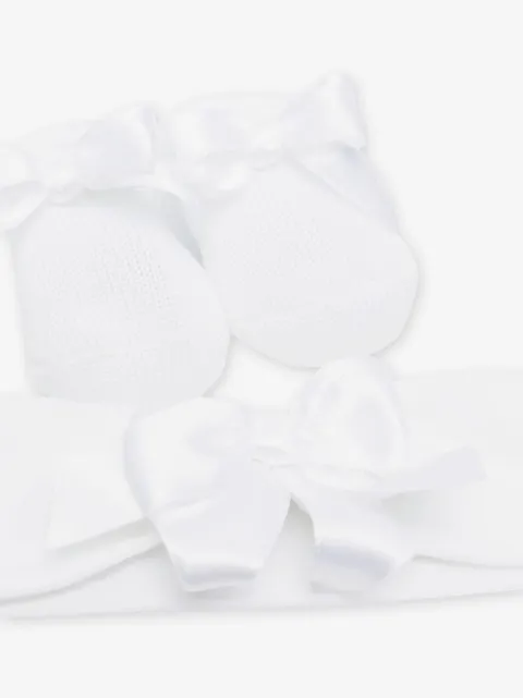 La Perla Kids 보우 디테일 부티 헤드 밴드