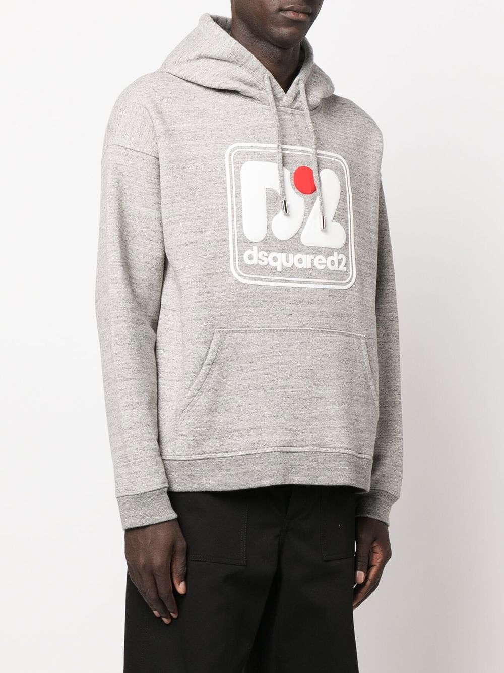 Disqued DSQUARED2 logo-print cotton hoodie Men